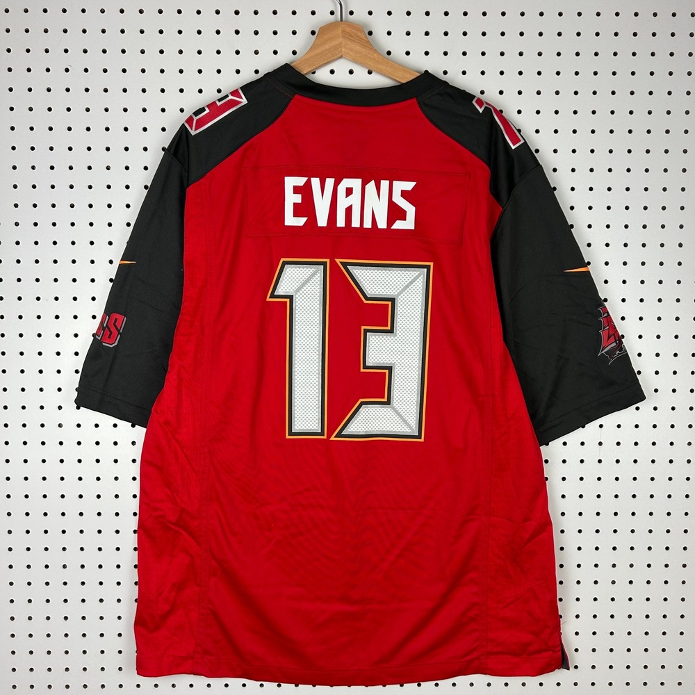 Mike Evans #13 Nike NFL Tampa Bay Buccaneers Jersey Mens XL Red Speed NWT Retro